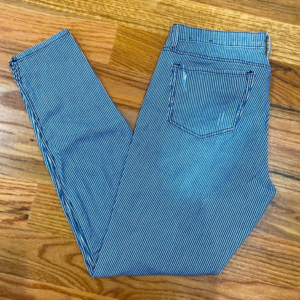 Banana republic skinny striped jeans sz 28/6
